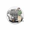32/44/58MM Initial D Anime Enamel Pins for Clothes Bag Decor Round Cartoon Brooches On Backpack Racing Badge Jewelry Gift Accessory