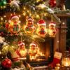 Acrylic Hanging Decorations Chicken Advent Calendar 2026 24 Days Christmas Countdown with 2D Flat Ornament Set Ornament Cartoon Pendant for