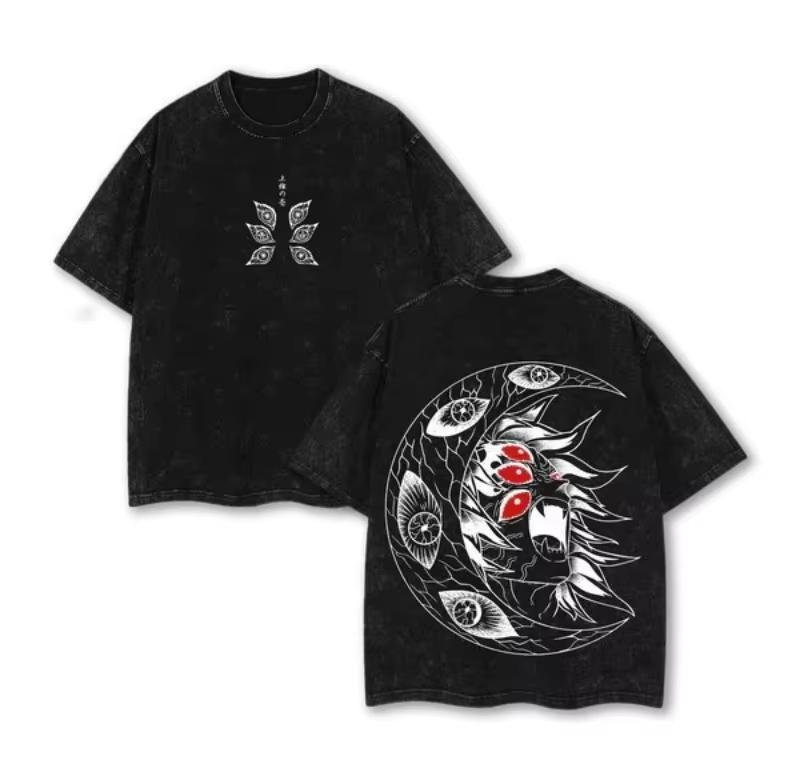 Demon Slayer Anime Man Women  Cotton Short Sleeve Tee Streetwear Vintage Washed Tshirt Casual Tops Summer Yk  New