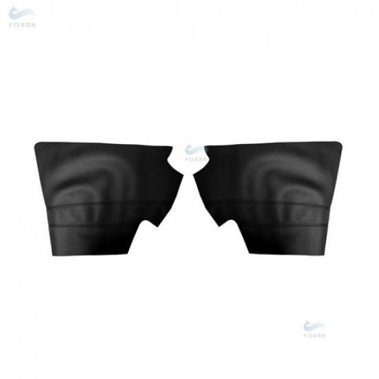 For 13-18 Toyota RAV4 2*Front Door Panel Armrest Cover Synthetic Leather BLACK