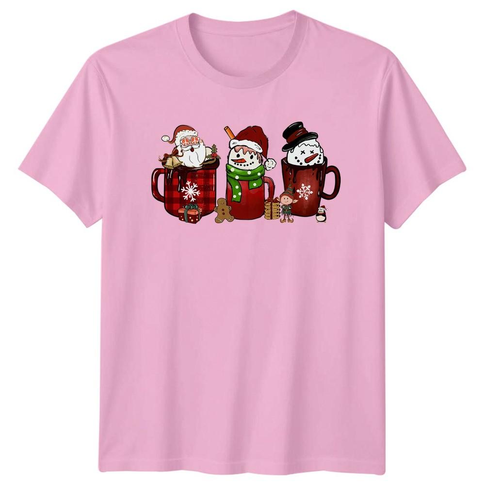Christmas Hot Cocoa Holiday Unisex Unisexs TShirt Unisexs Graphic Tee