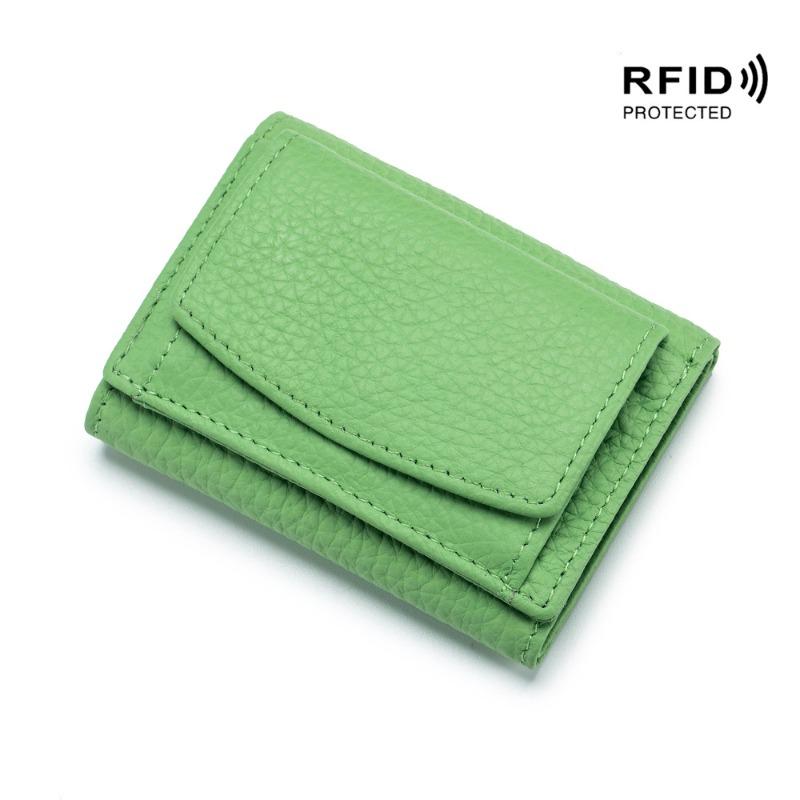 

Small wallet women s leather Japanese-style cloth RFID coin bag wallet women s mini wallet short purse