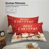 3pcs Cartoon Santa Claus Printed Chipless Bedding Set Bedroom Dormitory Soft Duvet Cover Multiple Sizes Machine Washable