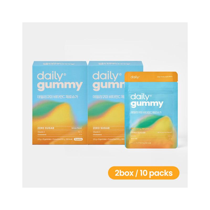 Daily Gummy Vitamin C Zero Sugar Pouch (5 pieces) 2 packs