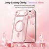 Coque Antichoc - BOOLING - pour iPhone Air - Silicone Paillette Cercle Magnétique - Rose
