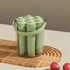 Vassoio per Cubetti di Ghiaccio Lungo, Stampo per Ghiaccio Cilindrico per Bottiglia d'Acqua, Vassoio Flessibile Senza BPA per Freezer per Caffè Cold Brew, Succhi, Whiskey