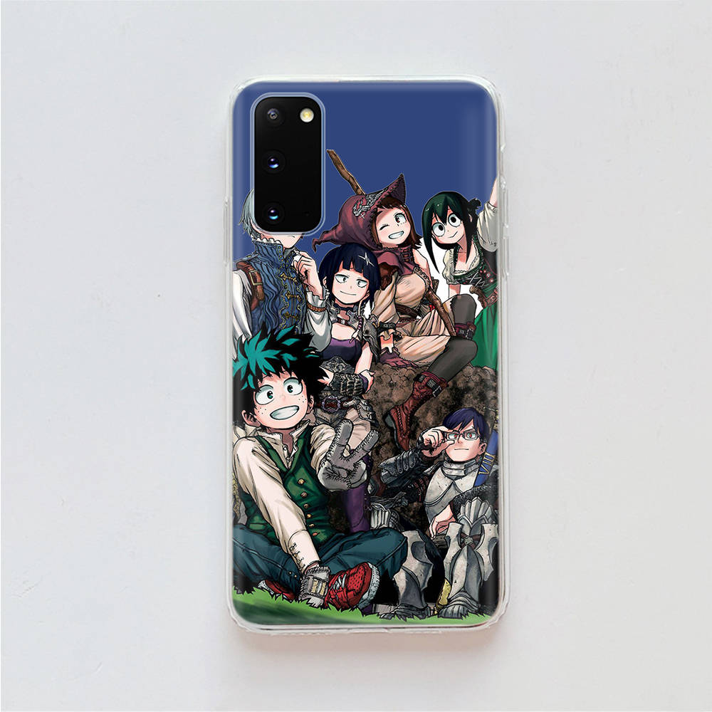 Husa transparenta AD87 My Hero Academia pentru Samsung A04 A14 A23 A34 A54 M23 M33 M52 M53 Realme 10 9 C30S C35 C55 VIVO Y02 Y21 Y33S Y51 X80 V25 Husa
