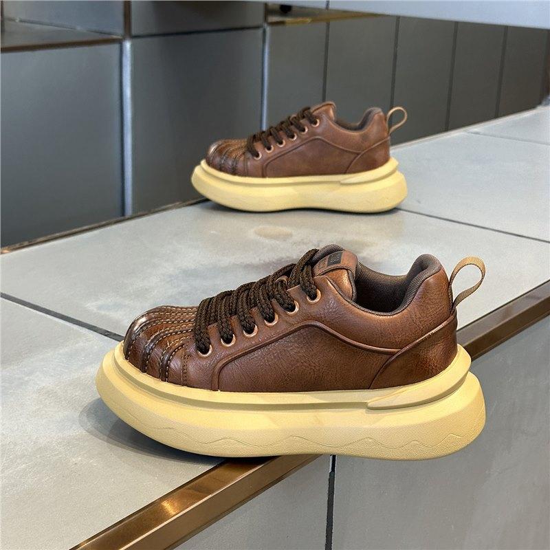 Shell head casual shoes platform dad shoes lace-up board shoes trendy shoes mbz