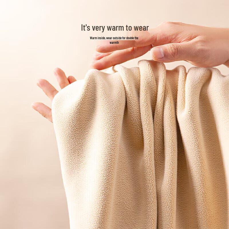 MiiOW Men's Thickened Velvet Lined Half-High Collar Thermal Top