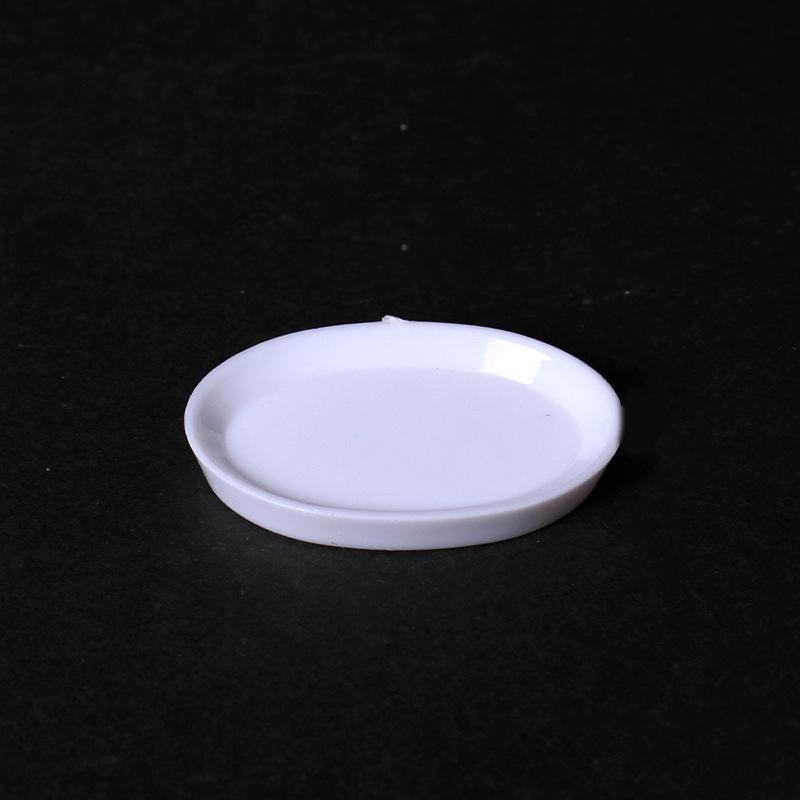 5Pcs 1/12 Dollhouse Miniature Plate Dessert Lace Dish Tableware Mini Doll Kitchen Decor Accessories Toy Model Play House Toys