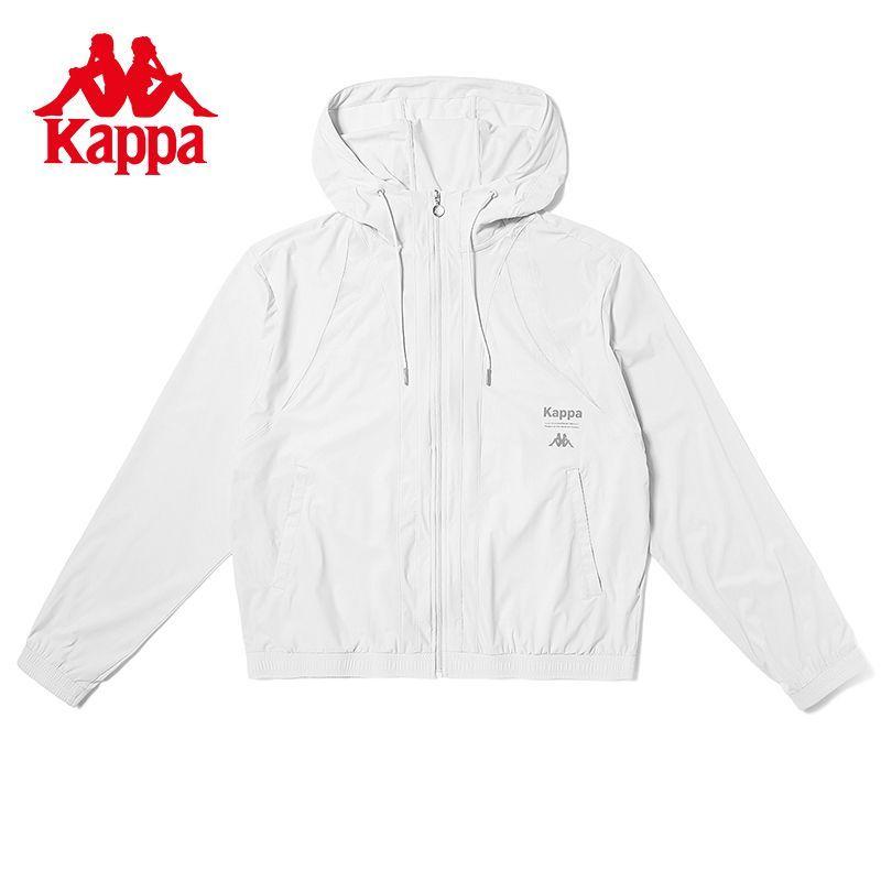 Kappa Air Conditioning Shirt, Women's Summer Hooded Breathable Cardigan, Outdoor Skin Jacket