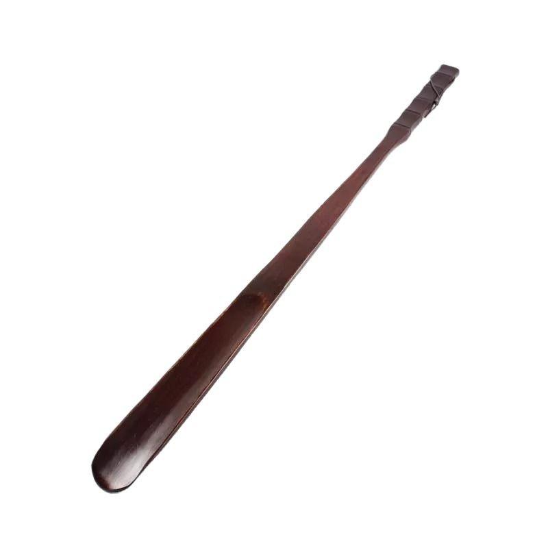 Long Handle Solid Wood Shoehorn for Easy Shoe Wearing – Ideal for Pregnant Women & Elderly