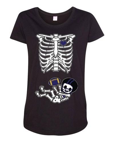 Baby Skeleton Baltimore Football Maternity DT T-Shirt Tee Unisex T-Shirt XXXL