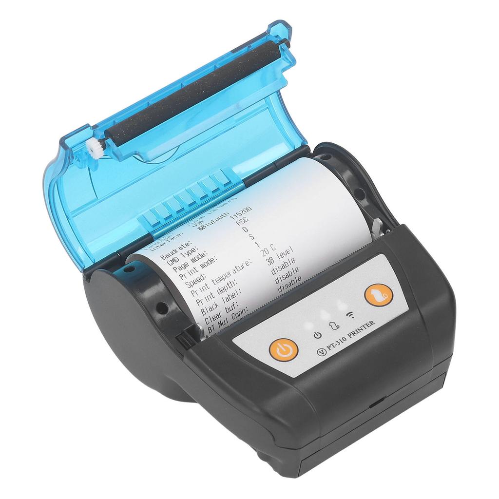 80mm Bluetooth Receipt Printer Portable Label Printer Wireless Thermal Printing Machine Built In Battery