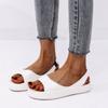 New Flat-soled Sandals Women's Flat-soled Low-heeled Fish Mouth Fashion Thick-soled Women's Sandals