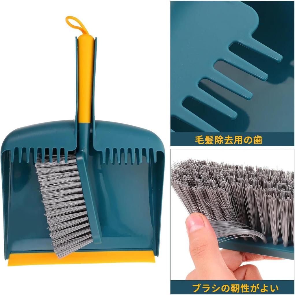 Zthluyc Broom and Dustpan Set Mini Broom Hand Broom Brush for Car Cleaning Convenient Small Broom and Dustpan Easy To Use Entrance, Floor, Outdoor,