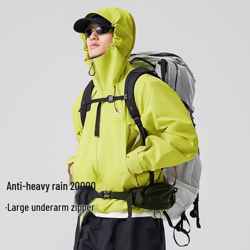

Pioneer Camp Men s Toray All-Weather 3L Hardshell Hiking Jacket L