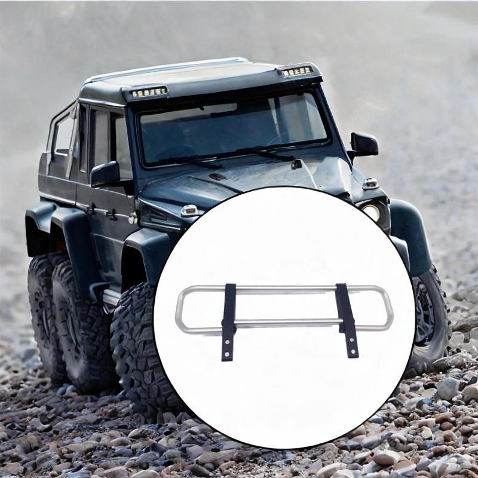 

1/10 RC Front Upper Part Replacement Upgrade for 6x6 Professional DIY Modified Accessory Sturdy Cars argent