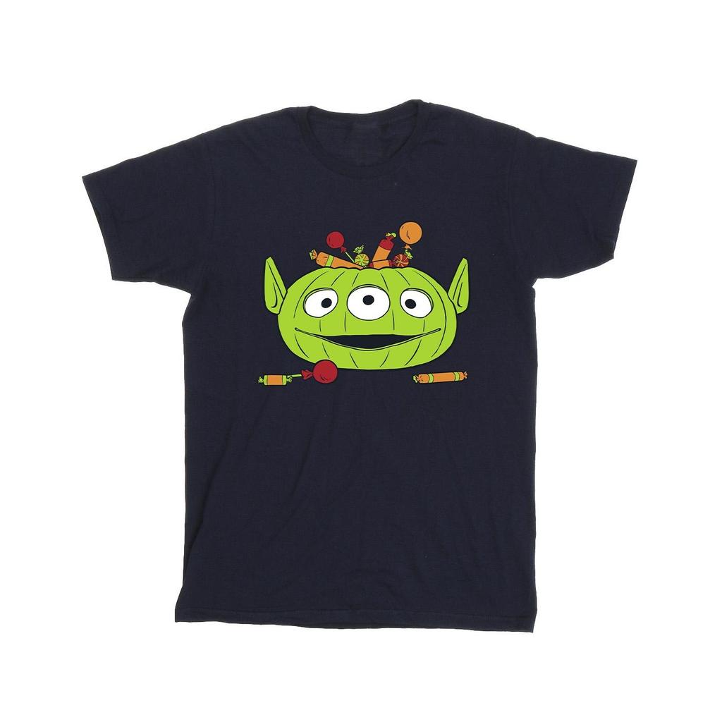 Toy Story Herren Alien Kürbis Korb Baumwolle Halloween T-Shirt