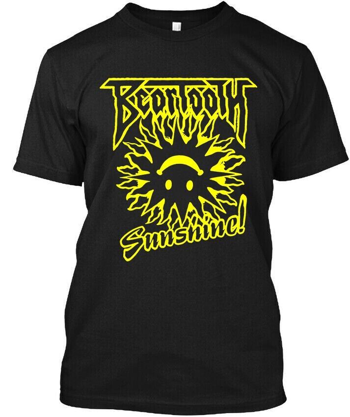 RARE Beartooth Sunshine American Retro  Black Cotton All size 1HRC61 Unisex T-Shirt S