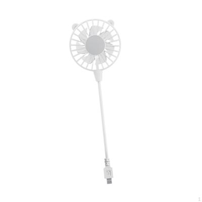 Mini Tragbarer USB-Ventilator Schreibtisch Leicht Multifunktional für Zuhause Büro Flexibler Hals