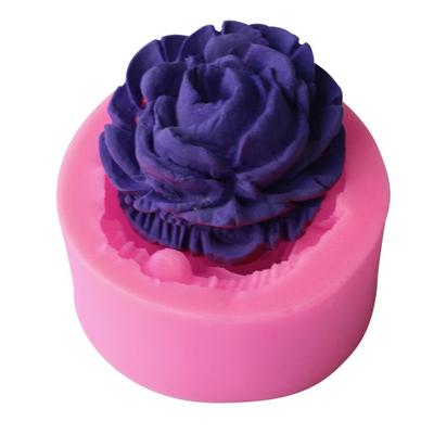 Kakedekoreringsverktøy 3D Rose Blomst Silikonform Fondant Gavedekorering Sjokolade Cookie Polymer