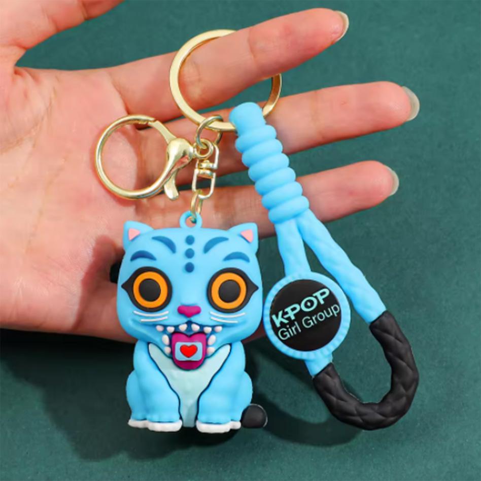 Anime Figure stage Kpop Demon Hunters Dolls Movie Keychain bag pendant PVC Cartoon  Collection Figures Model Toy For Kid Gift