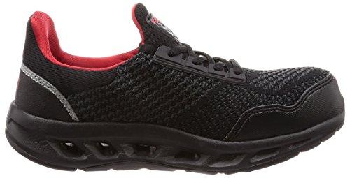 Tartex AZ51652 Safety Shoes, Work Shoes, JSAA Class B, Resin Toe Cap, Oil Resistant, Breathable, Cushioned, Knit, 3E, Men's, Black, Size 26.5cm