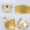 Aluminum Soup Hot Pot Gold Noodle Cooking Pot Commercial Ramen Noodle Pot  Kitchen Cookware