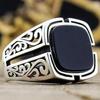 Mystery Totem Pattern Men'S Atmospheric Ring Ring
