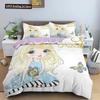 Cartoon Bedding Set For Kids Children Crib Danceing Girl Duvet Cover Set & Pillowcase Edredones Niños Princess Quilt Cover