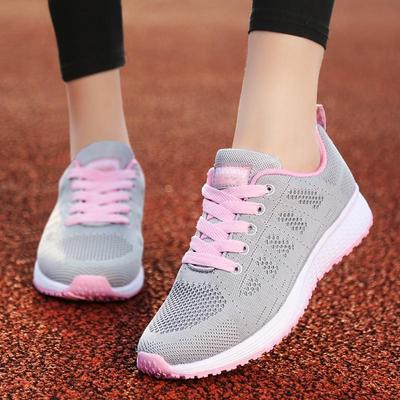 Paar Sportschuhe Damen Laufschuhe Atmungsaktive Freizeitsneaker Outdoor Leichte Trainer Zapatos Para Mujeres für Damen