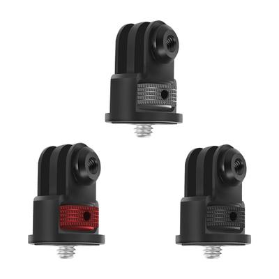 Adaptador de Conversión de Montura de Trípode para Cámara Instalación Simple Ajuste de 360 Grados Almohadilla de Agarre Antideslizante Soporte Estabilizador para Cámara de Acción