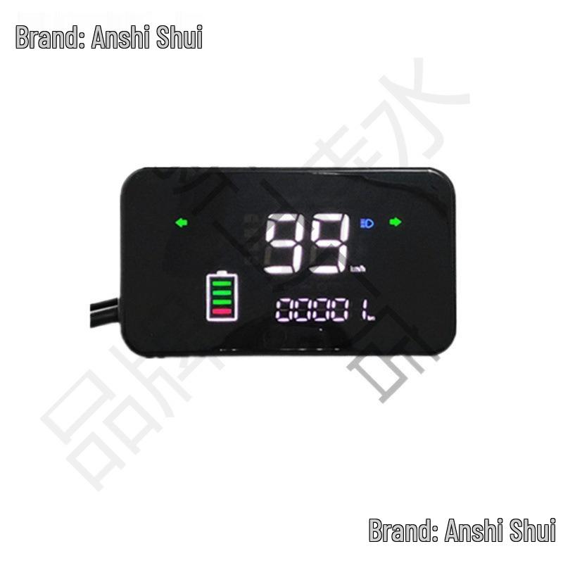 Turtle King Electric Bike LED Display: 48V/60V/72V Speedometer & Odometer for Little Turtle King & Big Golden Bull Models