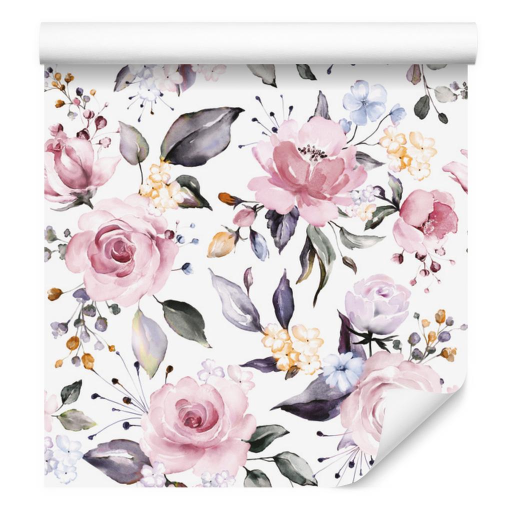 Colorful Roses Nature Wallpaper for Living Room and Bedroom 50x1000