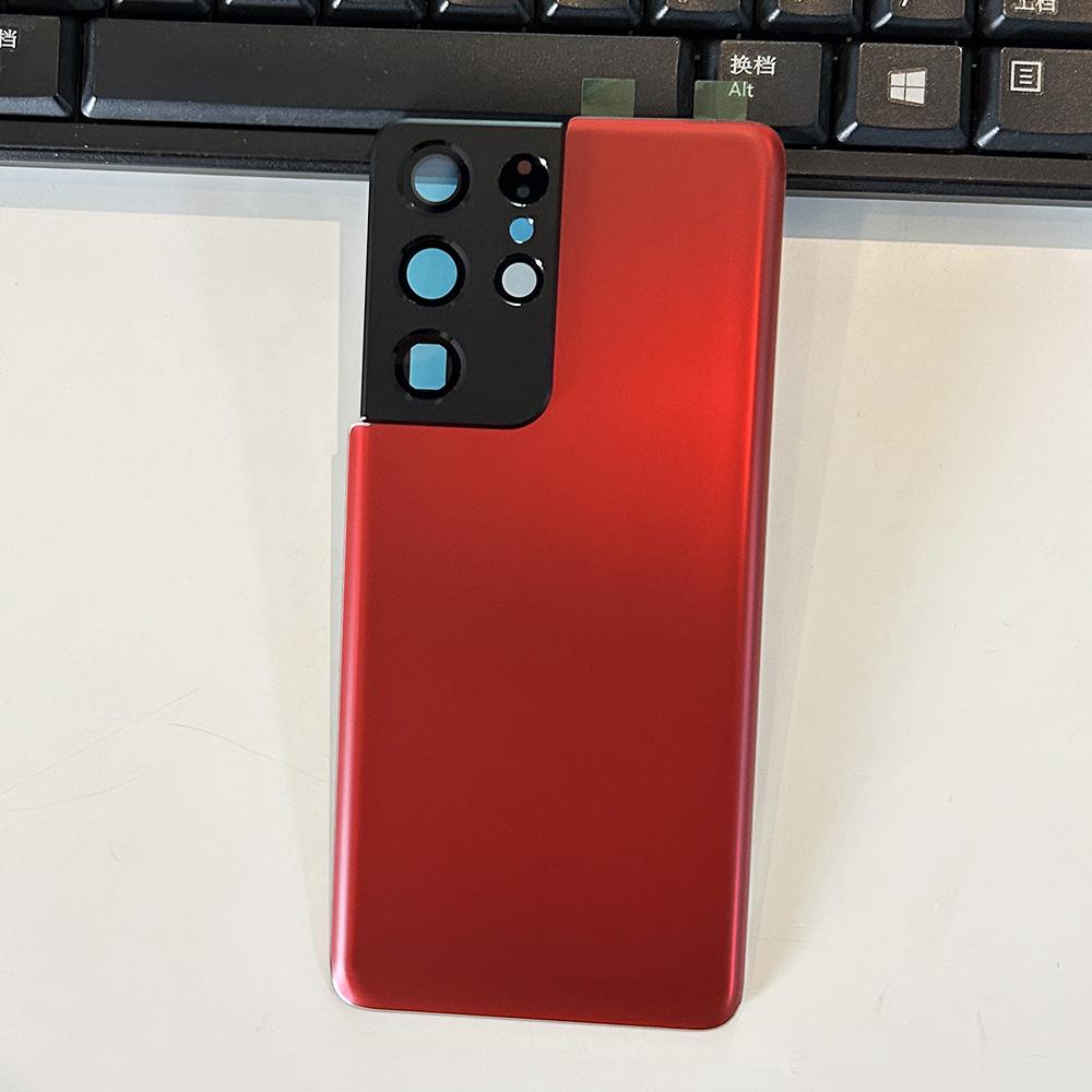 Back Glass Replacement Case Cover Housing For Samsung Galaxy S21 Ultra 5G SM-G998B Back Rear Glass Case + Tools