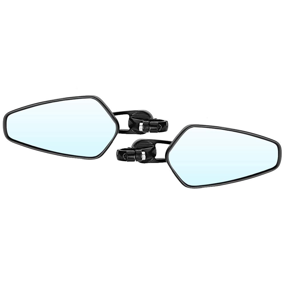 1 Pair 7 8inch 22mm Universal Motorcycle Aluminum Handle Bar End Side Rear View Mirrors