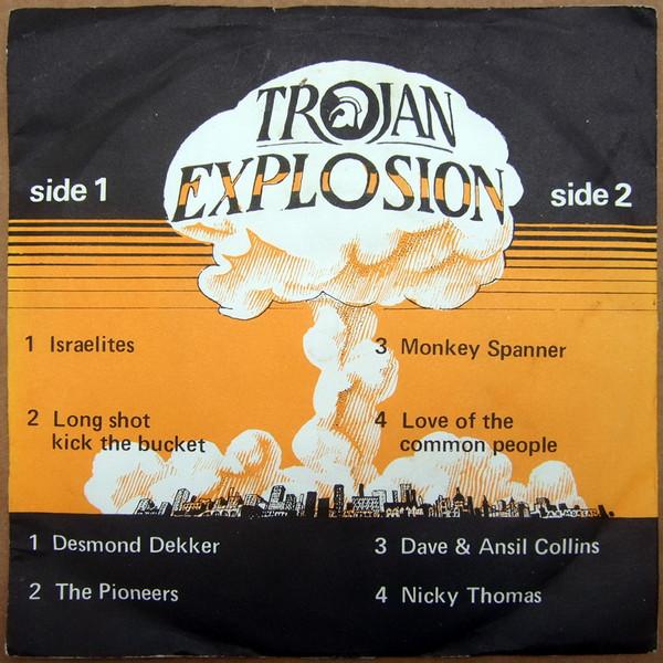 7inch Record VARIOUS - Trojan Explosion TMX4004 Maxi Trojan 1979 UK Reggae, Ska & Dub Used