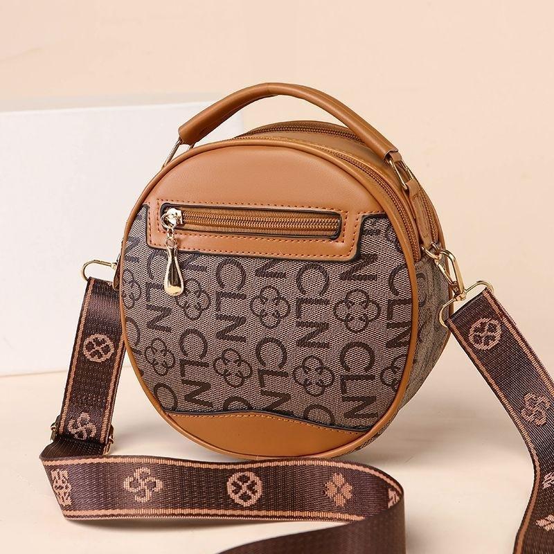 

Women s Handbags Stylish Mini Crossbody Bags Women s Zippered Shoulder Bags Round Bags