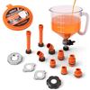HORUSDY No-Spill Coolant Funnel Kit, Spill Proof Funnel Bleeder With Adapters. Universal Fitment