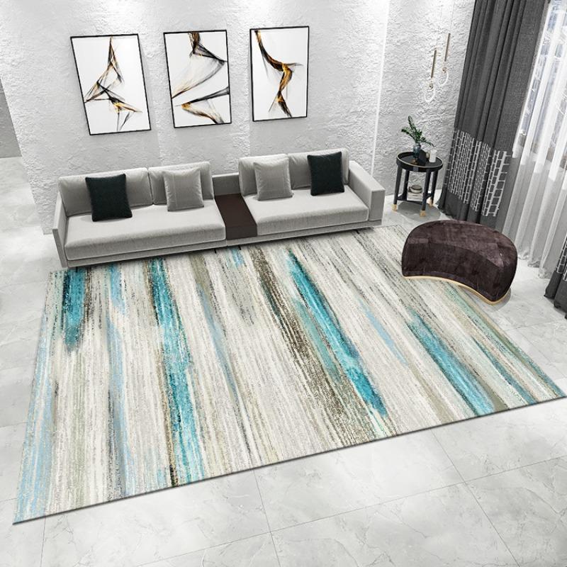 Abstraction Modern Style Print Large Area Rug Non-Slip Wear-resistant Carpet for Living Room Bedroom Soft Floor Mat Home Decor