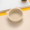 Little Bear Children's Silicone Tableware Set: Anti-Fall Bowl, Plate, and Spoon