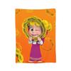 Springtime Cartoon Cute M-Masha And Bear Knitted Blankets Fleece Throw Blankets Bed Sofa Decoration Lightweight Bedspreads,