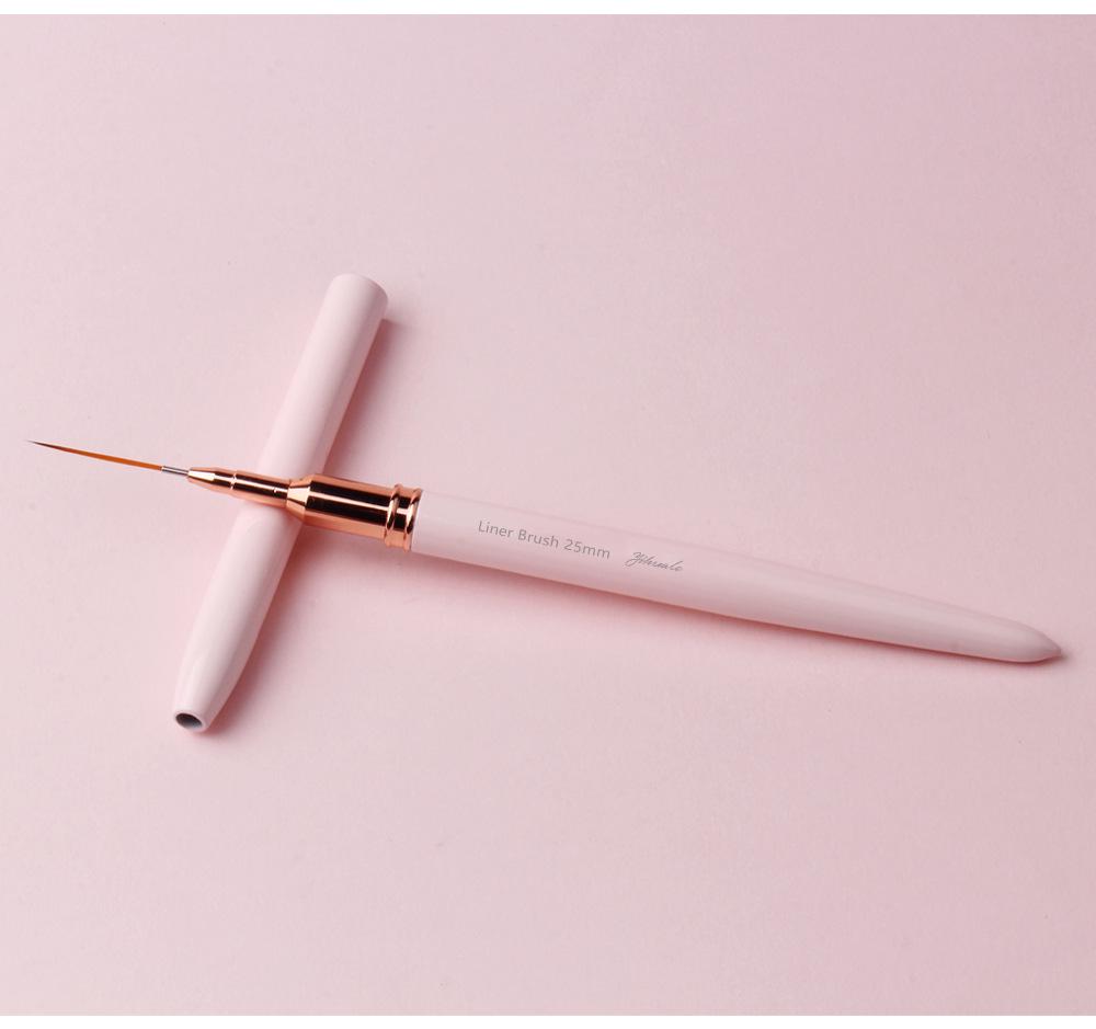 YiHuaLe Japanese Fine Liner Pen Set - 5 Pieces for Nail Art, Drawing Flowers, Silk Pulling, and Makeup.