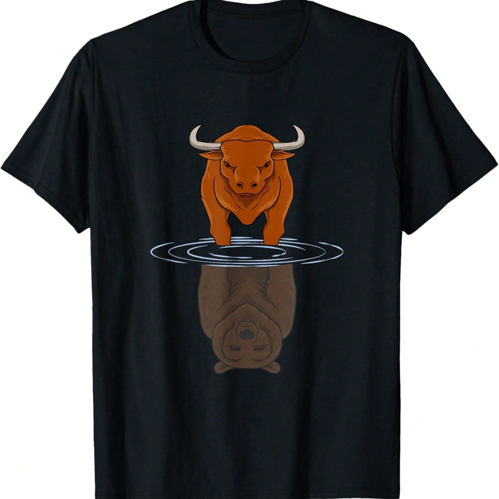 Stock Market Shirt For Stock Trader Day Trading Bull Vs Bear T-Shirt S