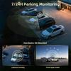 Acceo 4K Dual Dash Cam Built In WiFi GPS Optional 4K Rear Camera Car Recorder with Night Vision 24H Parking Mode WDR Technology