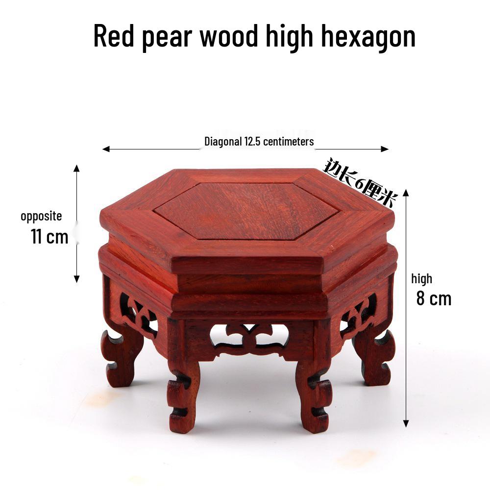 Solid Wood Tea Ceremony Stand for Teapot, Kettle, Vase, Bonsai, Buddha Ornament.
