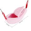 3 Sets Hamster Hammock Nests Banana Shape Hanging Winter Warm House Small Animal Supplies