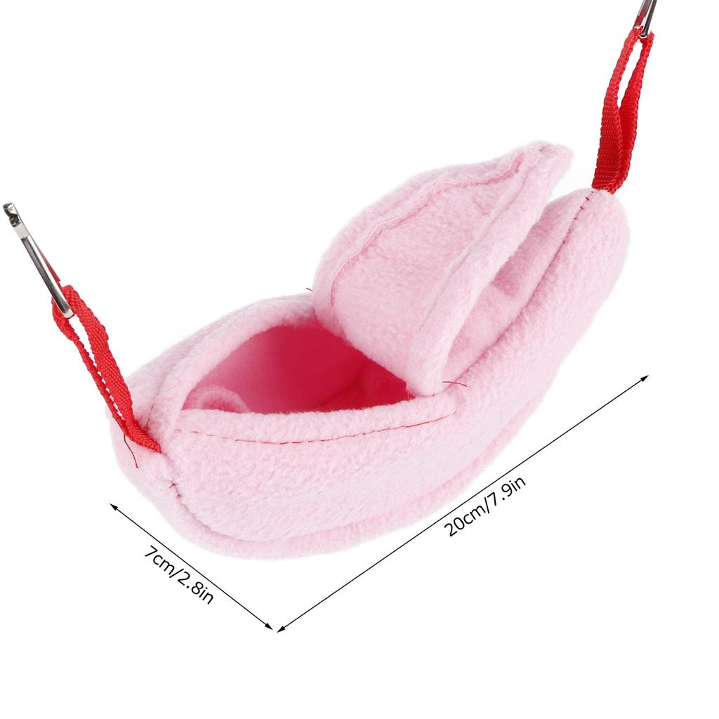 3 Sets Hamster Hammock Nests Banana Shape Hanging Winter Warm House Small Animal Supplies