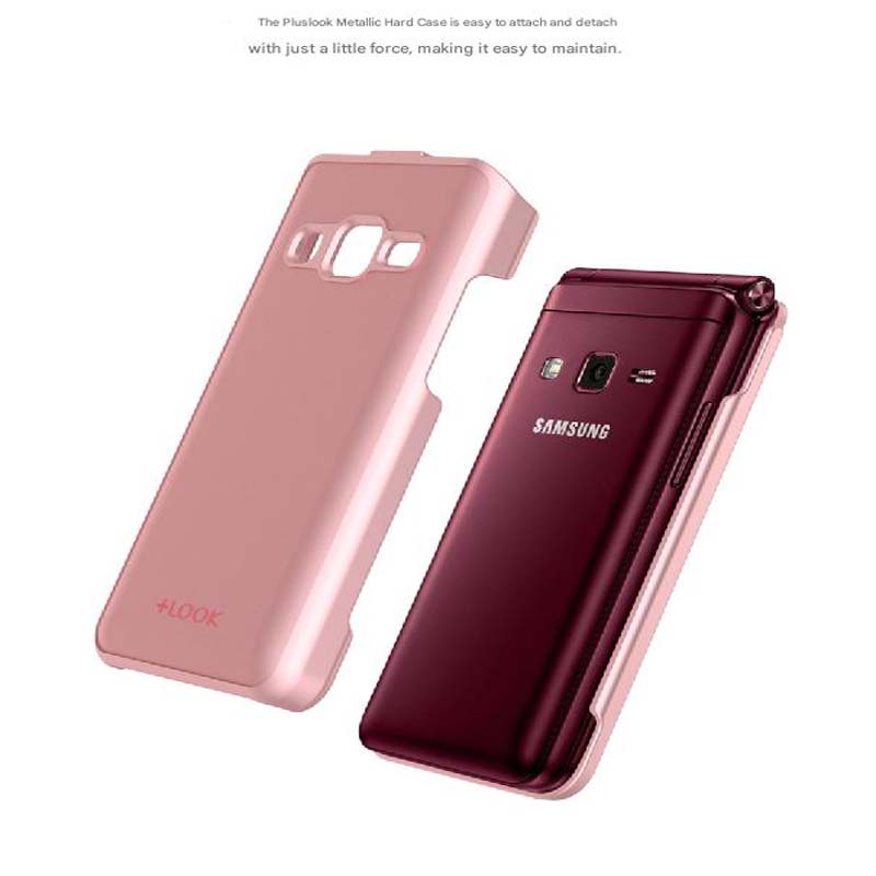 Samsung Galaxy Folder2 Handyhülle Cover Farbe Hartschale für SM-G160N